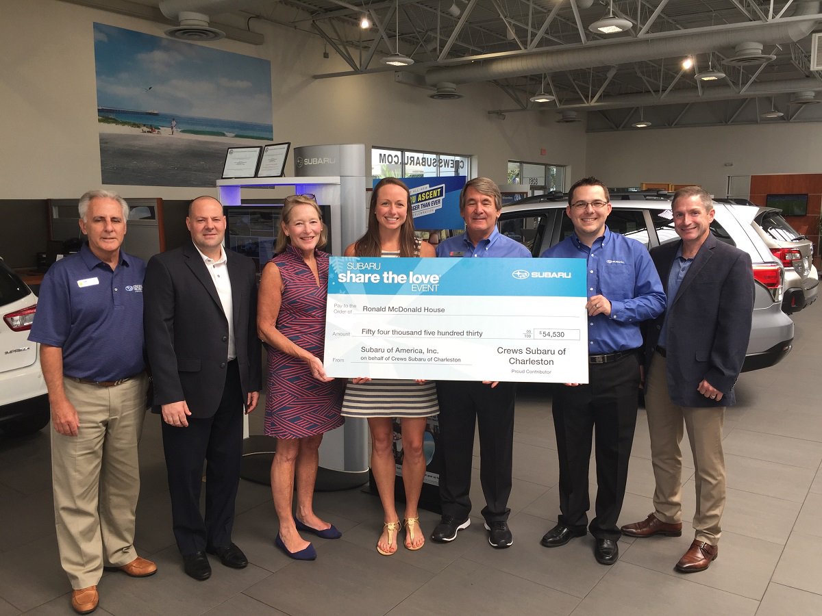 At Crews dealerships, we understand how wonderful it is to work in the #LowCountry. We are honored to be able to give back to OUR community. #Subaru Cares. ow.ly/RUd730kOWFc
