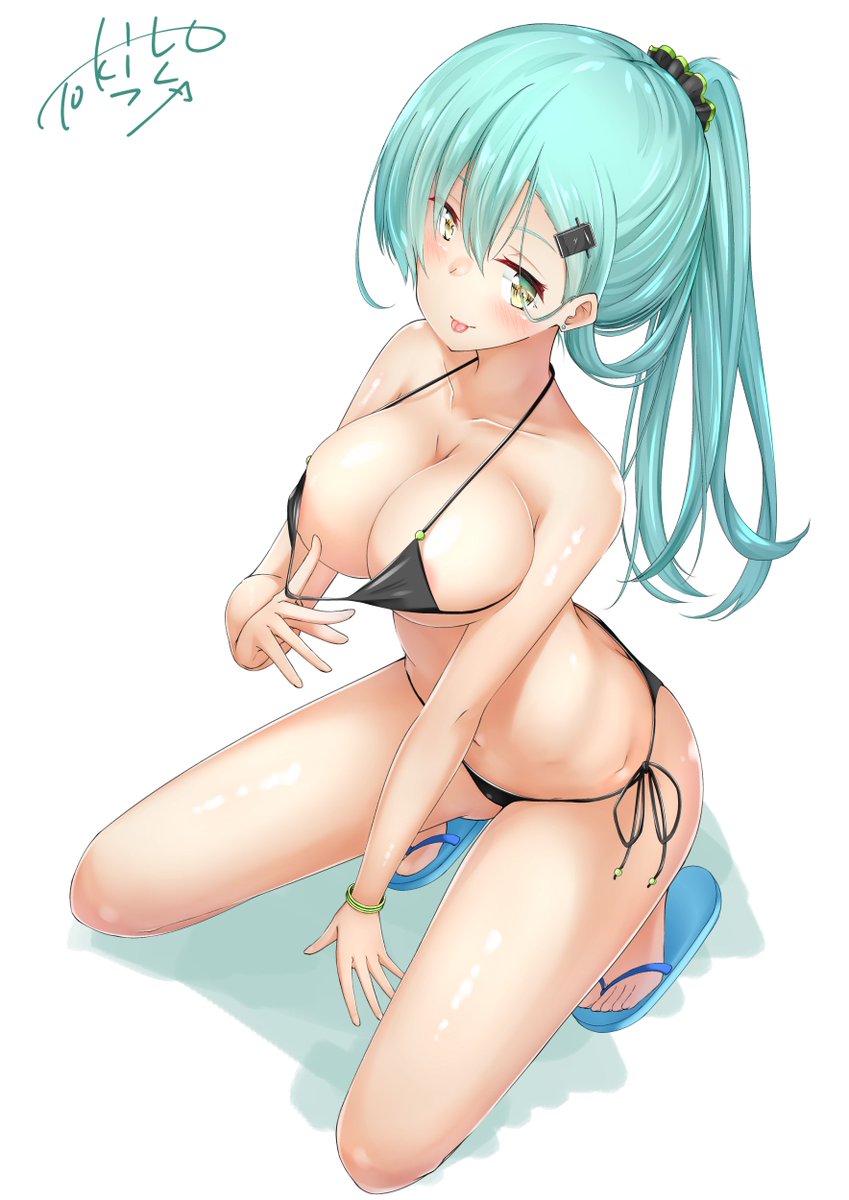 鈴谷(艦隊これくしょん) 「すーずや 」|時籐裕のイラスト