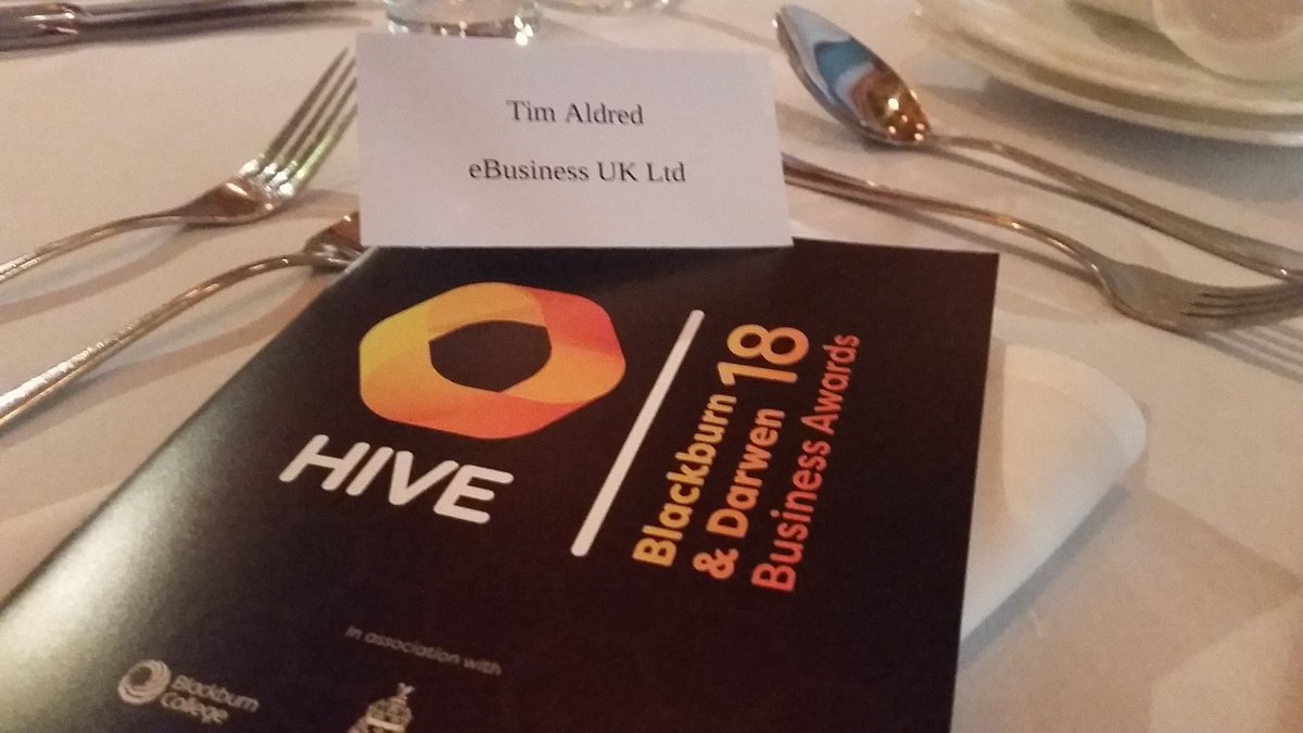 tim_aldred's tweet photo. Enjoyed my night celebrating the best of #Blackburn at #HIVEawards18

Thanks to my friends at @ebusiness_uk for the invitation https://t.co/M3c14CbVWG