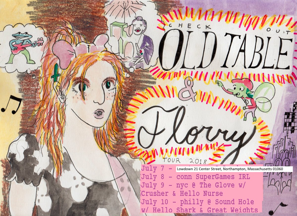 WTable's tweet photo. Updated Poster #FLORRY #CHECKOUTOLDTABLE #TOUR2018 https://t.co/qZBEtn5VTc