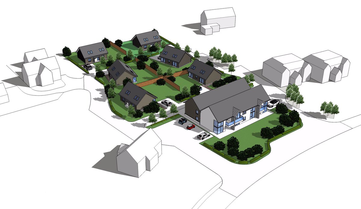 spatialgardner's tweet image. Housing scheme about to go in for planning