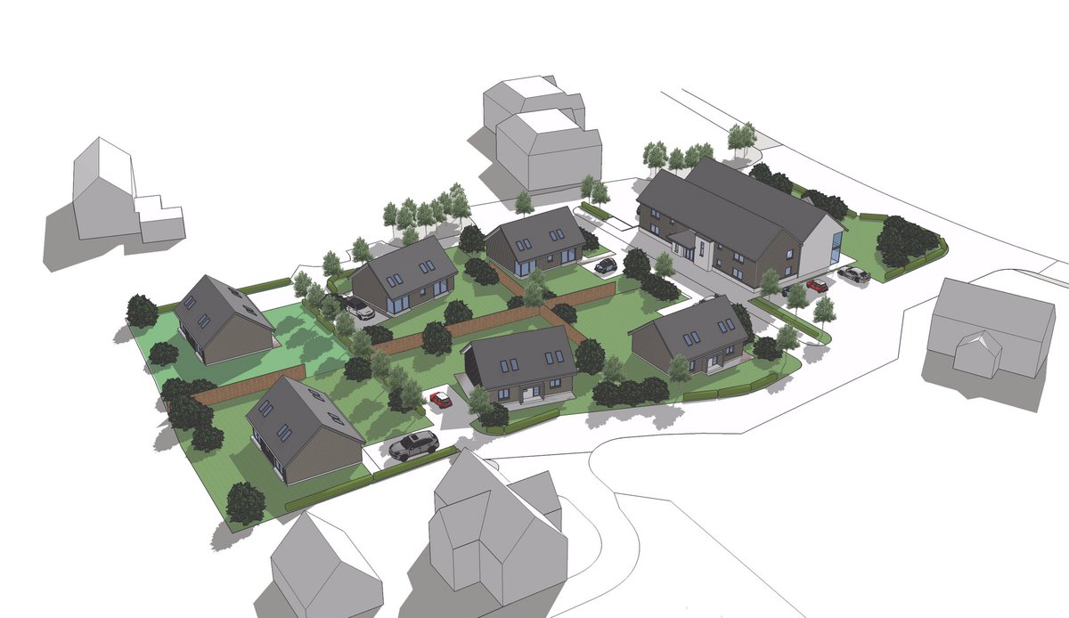 spatialgardner's tweet image. Housing scheme about to go in for planning