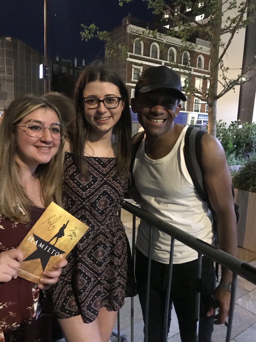 katycluckie_'s tweet photo. I’m honestly speechless at how amazing @HamiltonWestEnd was, the best musical ever and worth waiting years for!! So happy I finally got to see it live and with my best friend!♥️💞 @hatunozkul @HamiltonMusical https://t.co/KFfEum5HbM