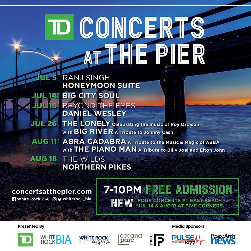 City of White Rock (@whiterockcity) on Twitter photo The popular #TDconcertsatthepier is back for its fourth year - starting tonight with <a href="/1HoneymoonSuite/">Honeymoon Suite</a> at Totem Park! Thanks to our title sponsor <a href="/TD_Canada/">TD (Canada)</a> - White Rock Branch, <a href="/whiterockcity/">City of White Rock</a> & <a href="/WhiteRock_BIA/">White Rock BIA</a>, we pleased to bring back this #whiterock city-favourite event! The popular #TDconcertsatthepier is back for its fourth year - starting tonight with <a href="/1HoneymoonSuite/">Honeymoon Suite</a> at Totem Park! Thanks to our title sponsor <a href="/TD_Canada/">TD (Canada)</a> - White Rock Branch, <a href="/whiterockcity/">City of White Rock</a> & <a href="/WhiteRock_BIA/">White Rock BIA</a>, we pleased to bring back this #whiterock city-favourite event!