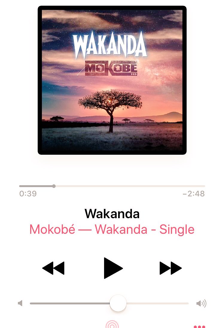 Pour les insomniaques mon nouveau son est sorti c’est WAKANDA je compte sur vous il est dispo sur toutes les plateformes iTunes spotify deezer napster etc on est ensemble