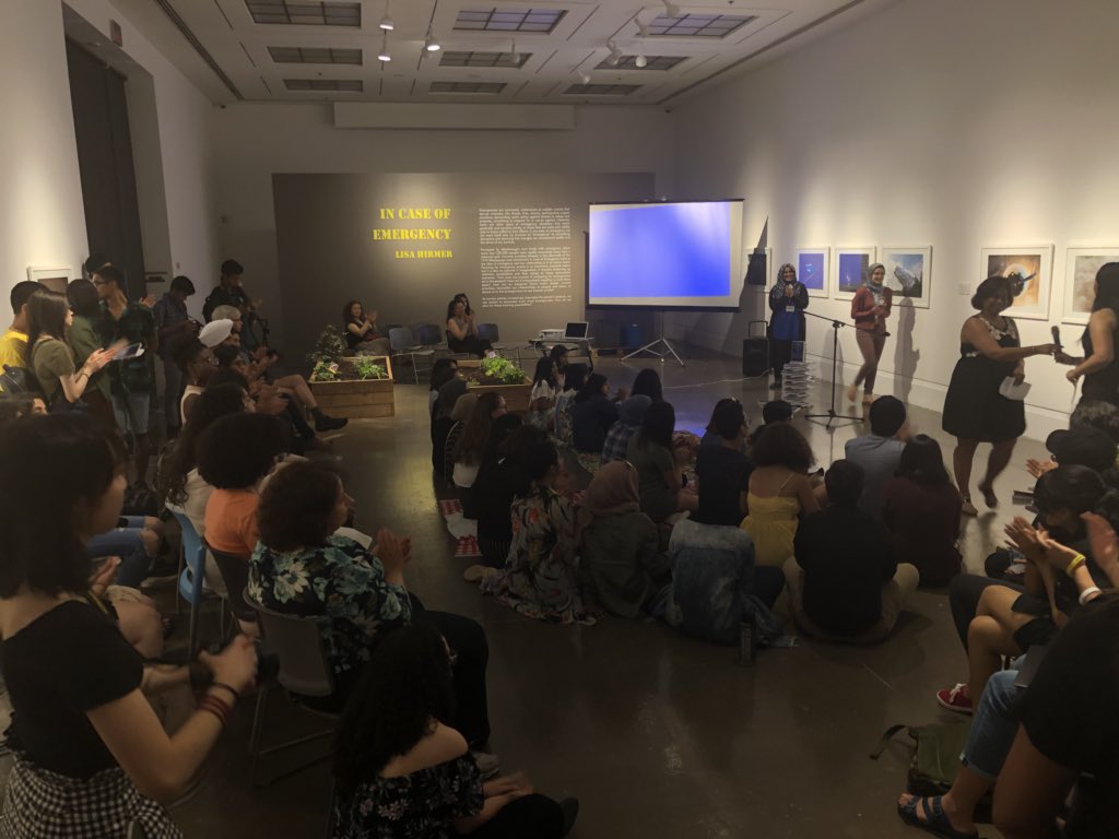 A packed house, alive with poetry 📝 Congrats to the artists published in <a href="/InkMovement/">Ink Movement</a>’s Mississauga Youth Anthology Vol. VI &amp; thanks to everyone who made it possible!