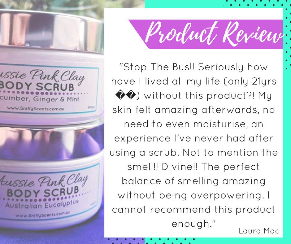 SniffyScents's tweet photo. Have you tried our #Aussie #PinkClay #BodyScrub? Made from #Himalayansalt &amp; #kaolin clay, it's incredible for your skin &amp; smells truly divine! Currently 30% OFF with #AfterPay available!

https://t.co/jsqWXLPPi0
#veganskincare #skincare #natural #vegan #beauty #freeshipping https://t.co/FoxwOynOMA