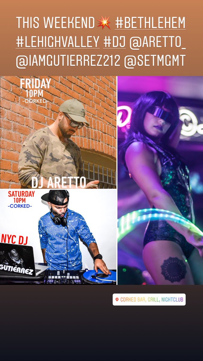 This Weekend 10PM💥 #bethlehem #lehighvalley #dj <a href="/aretto_/">ARETTO</a> #nightlife #pizzatill2am @iamgutierrez212  <a href="/SETMGMT/">SET Artist Management</a>       #nyc
