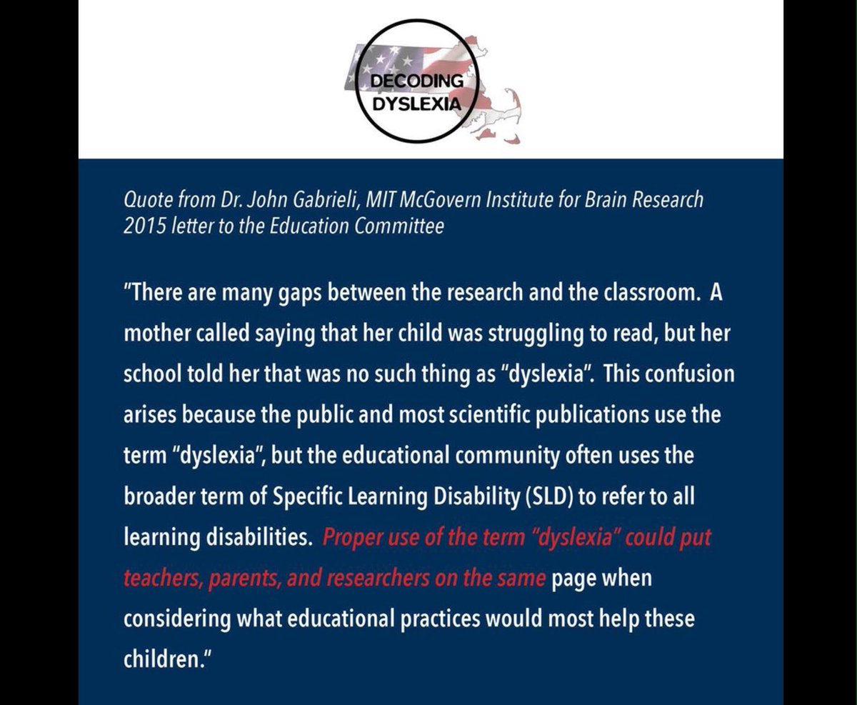 1in5awareness's tweet photo. "Proper use of the term "dyslexia" could put teachers, parents +researchers on the same page."
#mapoli #maleg #MAedu #edchat #ScreenDyslexia https://t.co/p5gNSosoGI