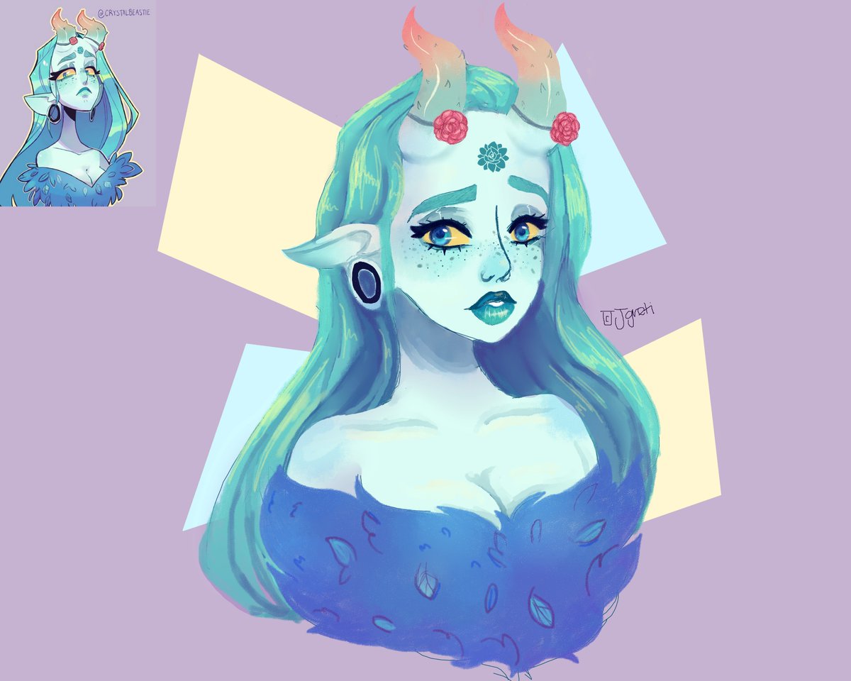 #drawthisinyourstylechallenge crytalbeastie suculenta 🥰