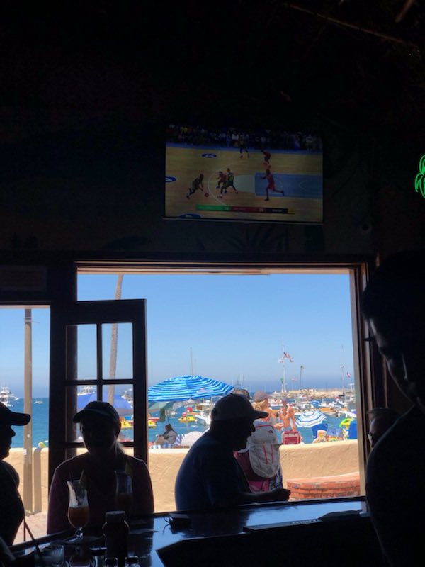 AlexKazLaw's tweet photo. Even on vacation @thebig3 doesn’t let me down #Catalina #LuauLarrys https://t.co/d4654UXqy0