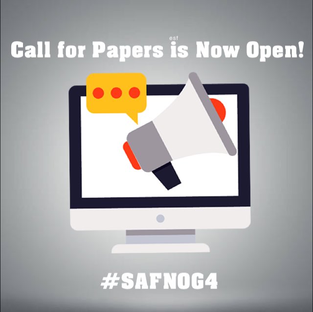 SAFNOG's tweet photo. 📣Call for Papers is Now Open!📣
Visit https://t.co/jOtfDHQEXL for the list of topics and details on how you can participate. 
#CfP #SAFNOG4 #EANOG #tzNOG #TISPA #NOGs #Internet #AfricanInternet #AfricanInfrastructure #Networking #Peering #DarEsSalaam #Tanzania #Africa https://t.co/fQZJbVAVKv