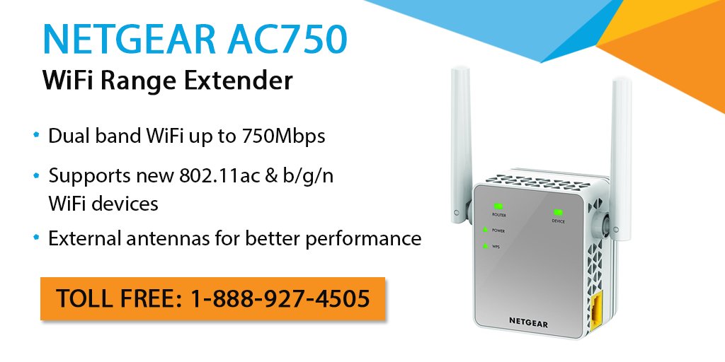 mywifiextsuppo1's tweet image. NETGEAR AC750 dual band WiFi with up to 750 Mbps. A Gigabit Ethernet port provides WiFi connectivity to a wired device
#MywifiextLogin #WiFiRangeExtender #NetgearWiFi
For more info visit : mywifiext.support