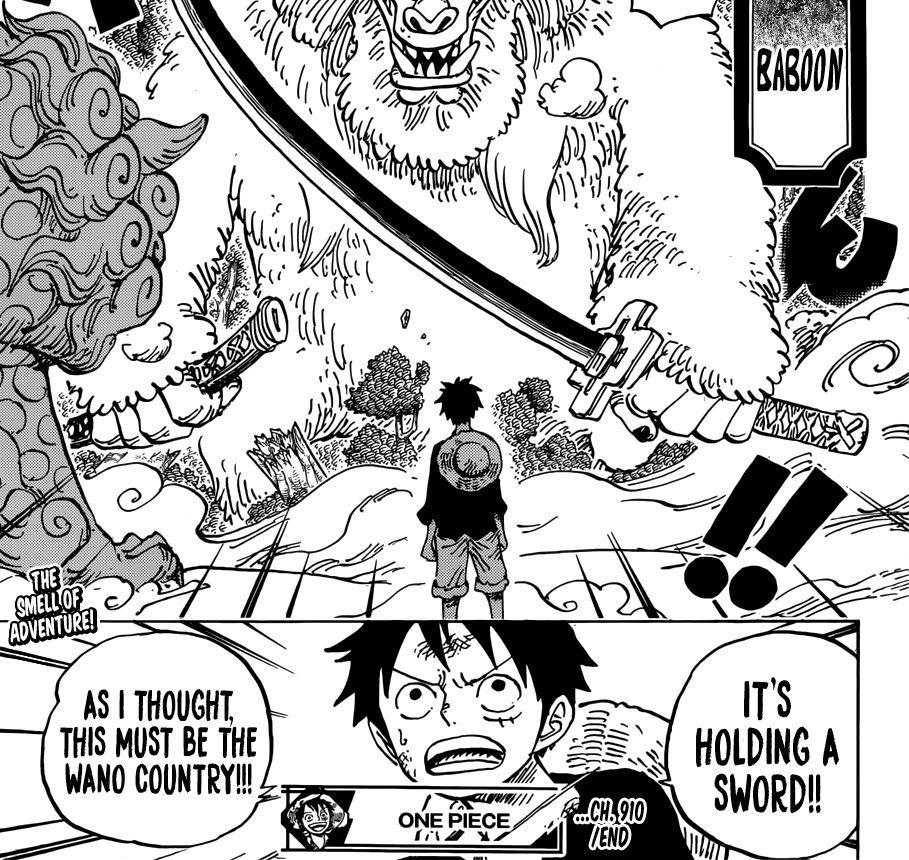 Vedu One Piece 910 Carrot S Adventure Spirit Who Is That Octopus Luffy And Team Finally Reach Wano Onepiece Onepiece910 T Co Mtvvtya0ab