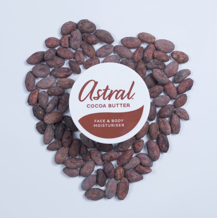 Love Cocoa? Celebrate National Chocolate Day tomorrow &amp; make sure you are Cocoa ready from head to toe with Astral Cocoa Butter
#CocoaButter #NationalChocolateDay