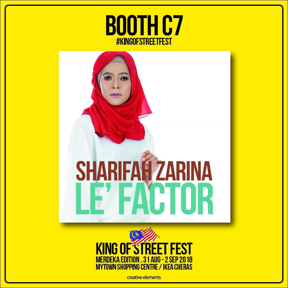 KOSFest's tweet photo. Jom jumpa diaorang and selfie 🤳🙆🏻‍♀️ 

#kingofstreetfest2018 at MyTown Shopping Centre.

.
31st August-2nd september 2018, 10 am - 10 pm.

@kingofstreetfest 
 #kingofstreetfest #creativeelements #kingofstreet #vendor https://t.co/dsDPEsgzY3