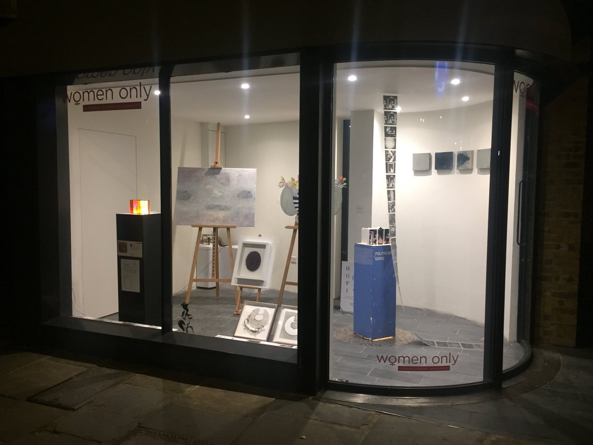 Great launch of @womenonlyHG exhibition - 10 women artists celebrating life of #Highgate women from the past inc <a href="/steph_buttle/">Stephanie Buttle</a>