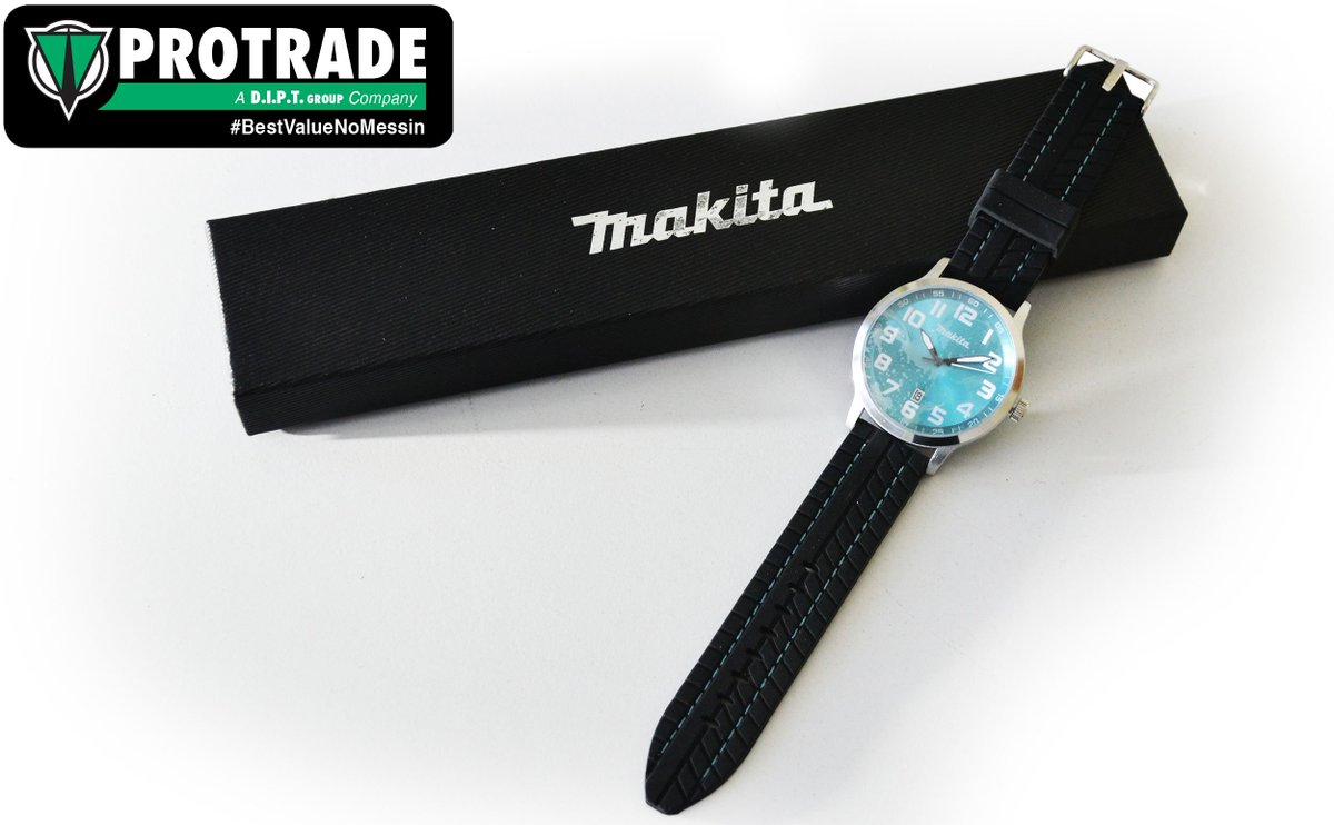 protradeuk's tweet image. Who wants to get their hands on this fantastic @MakitaUK watch? 

Simply RT + follow to be in with a chance of winning!

#FreebieFriday #FridayFeeling #Competition 

Winner will be announced on Monday.