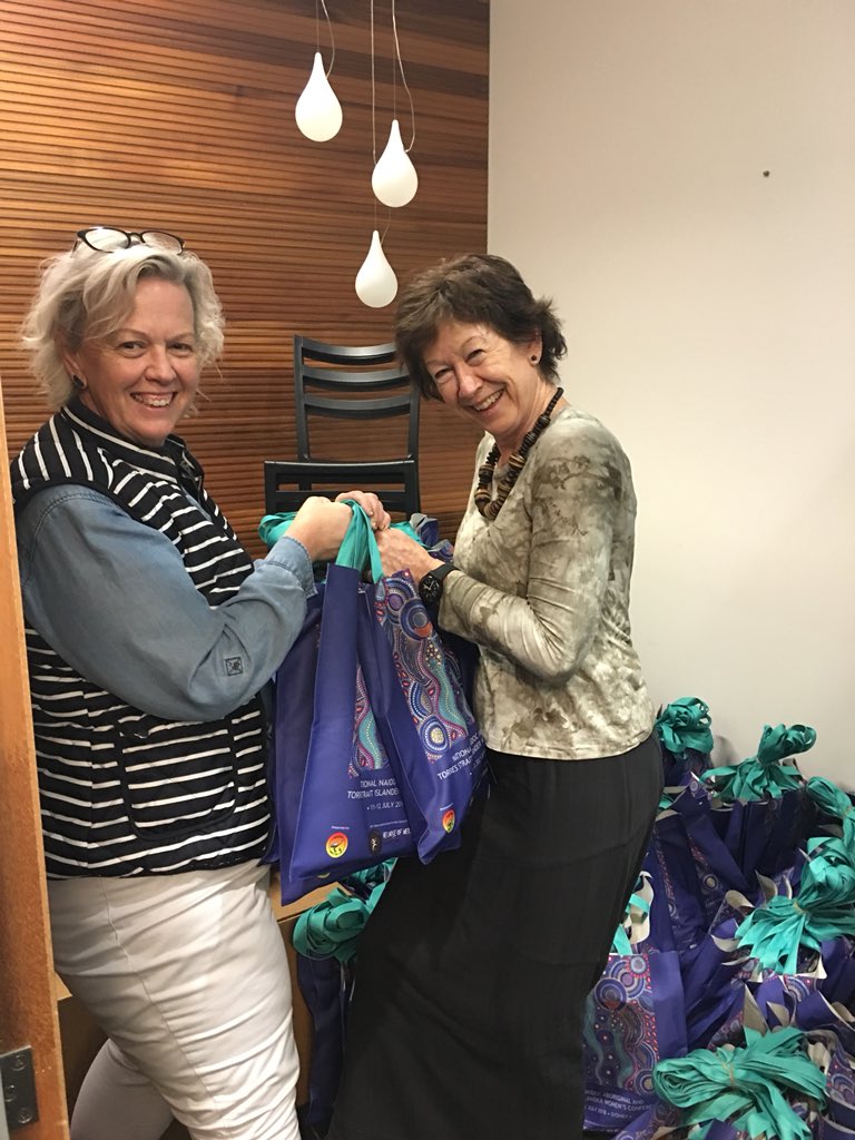 BecHarcourt's tweet photo. Action packed here &amp; the excitement building @UNSWbusiness today collating @NgiyaniPtyLtd National #naidocweek2018 #BecauseOfHerWeCan delegates conference bags @SharonKinchela @ChristineRoss6 @NuraGili @AnitaHeiss @IndigenousX @TerriJanke @Shelley_Reys @June_Oscar @naidocweek https://t.co/zJT2huGICd