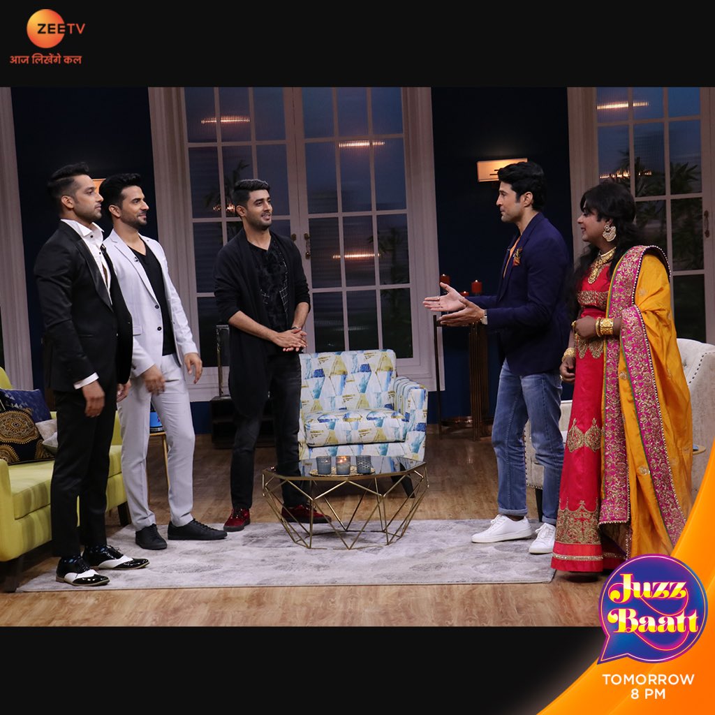 #JuzzBaatt this weekend is going to be super fun with your favourite boys @ManitJoura , @Akshay_S_Mhatre and @itskaranvohra on the show! Tune in tomorrow at 8PM only on ZeeTV! @RK1610IsMe