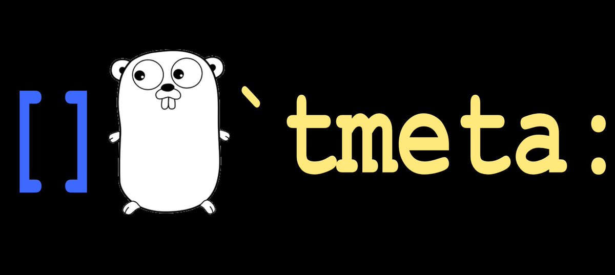 This happened today: Introducing tmeta, the next best thing to a #database #ORM in #Go (#golang) peabody.io/post/tmeta/