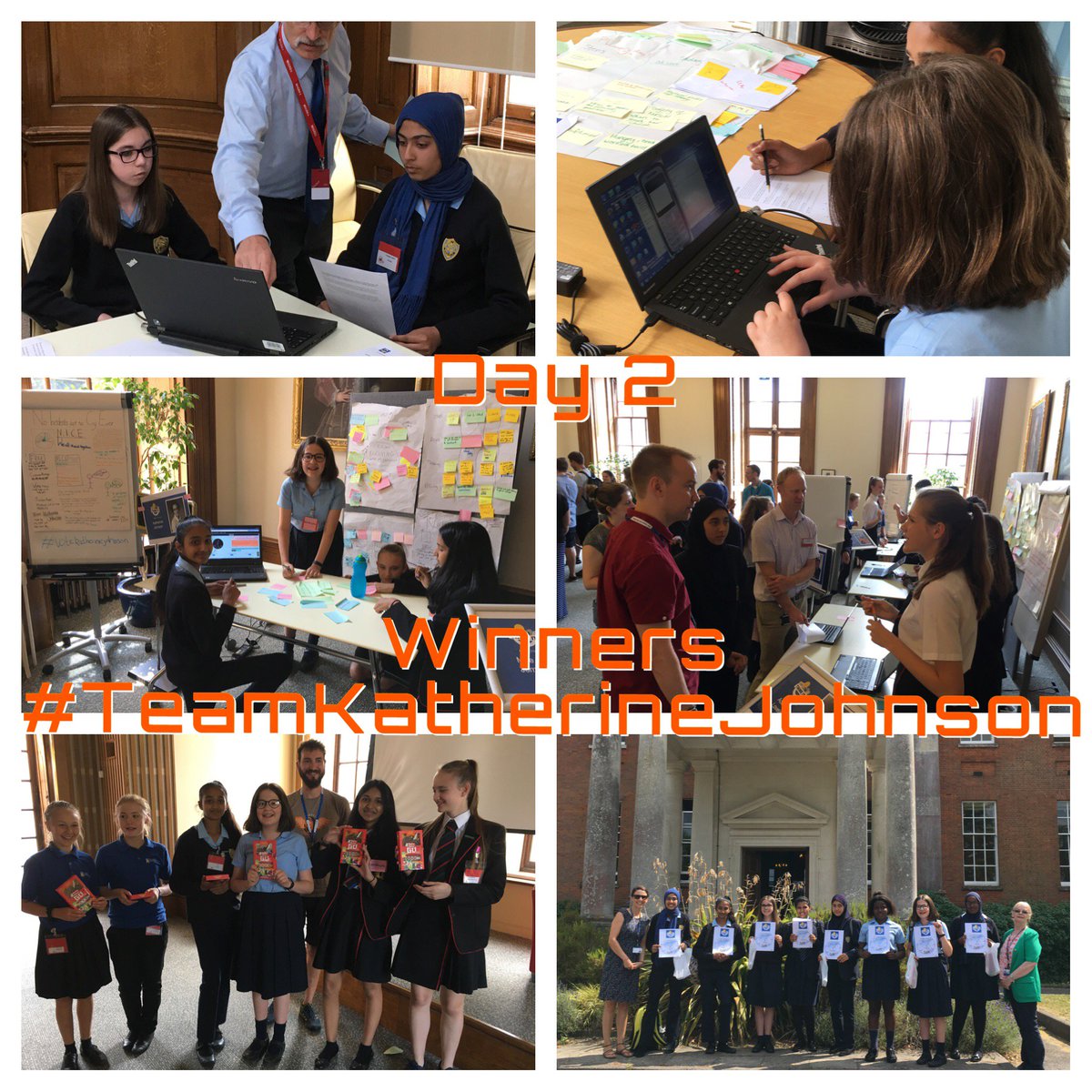 StAnnesUK's tweet image. Day 2 at #IBMThinkIT involved a murder mystery, using NodeRED coding to build voting systems and participating in an #expo where they promoted their products to #IBMers. Team #katherinejohnson won which includes 2 #AwesomeAnnites! Thank you #IBMHursley and @gracejansen27 #STEM