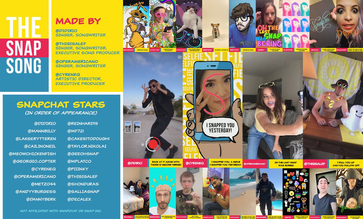 Most EPIC &amp; GREATEST music video ever made about <a href="/Snapchat/">Snapchat</a>! Must watch! youtu.be/8Gngn1iLVmc