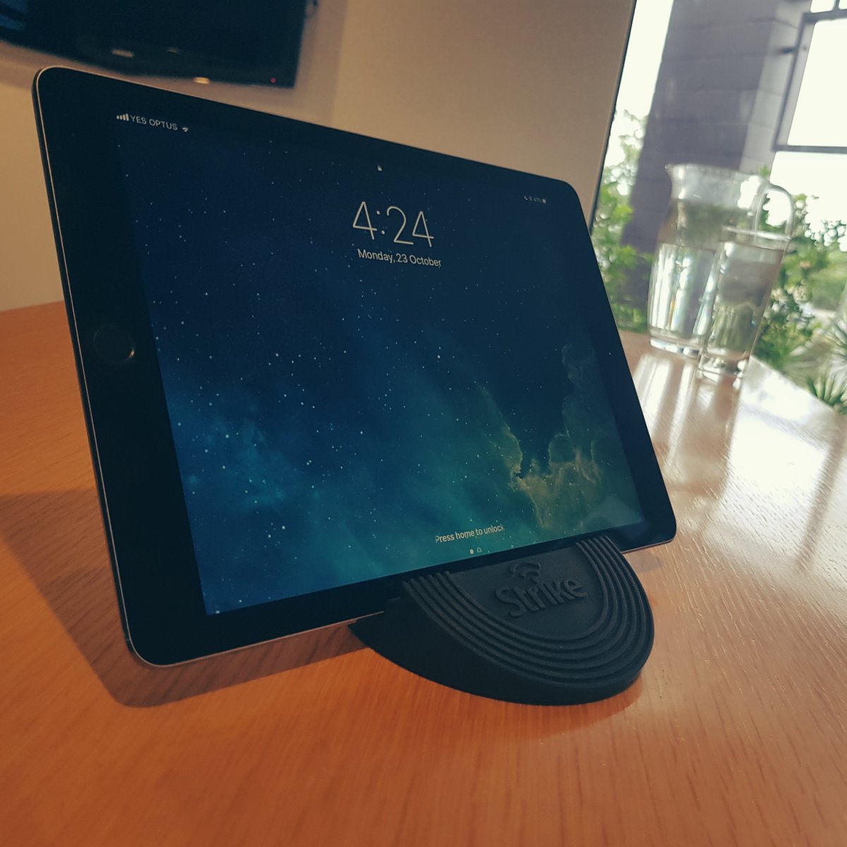 Binge watching a series, cleaning up your email, or just browsing through Instagram? Strike Puck Stand helps you have the best viewing angle for all your online activity. You can take it to school, work, or even on vacation! Get one today!