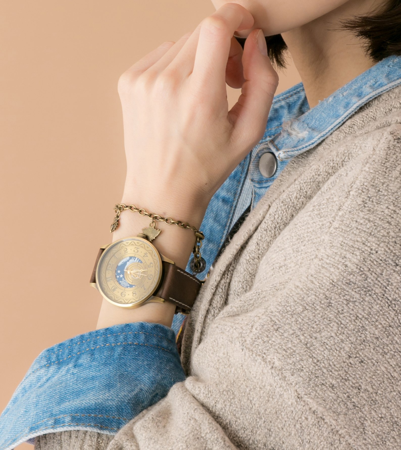 【未使用】魔法陣グルグル アンティーク調 腕時計 スーパーグルーピーズ 魔法陣グルグル SuperGroupies 限定品 アンティーク調 腕時計