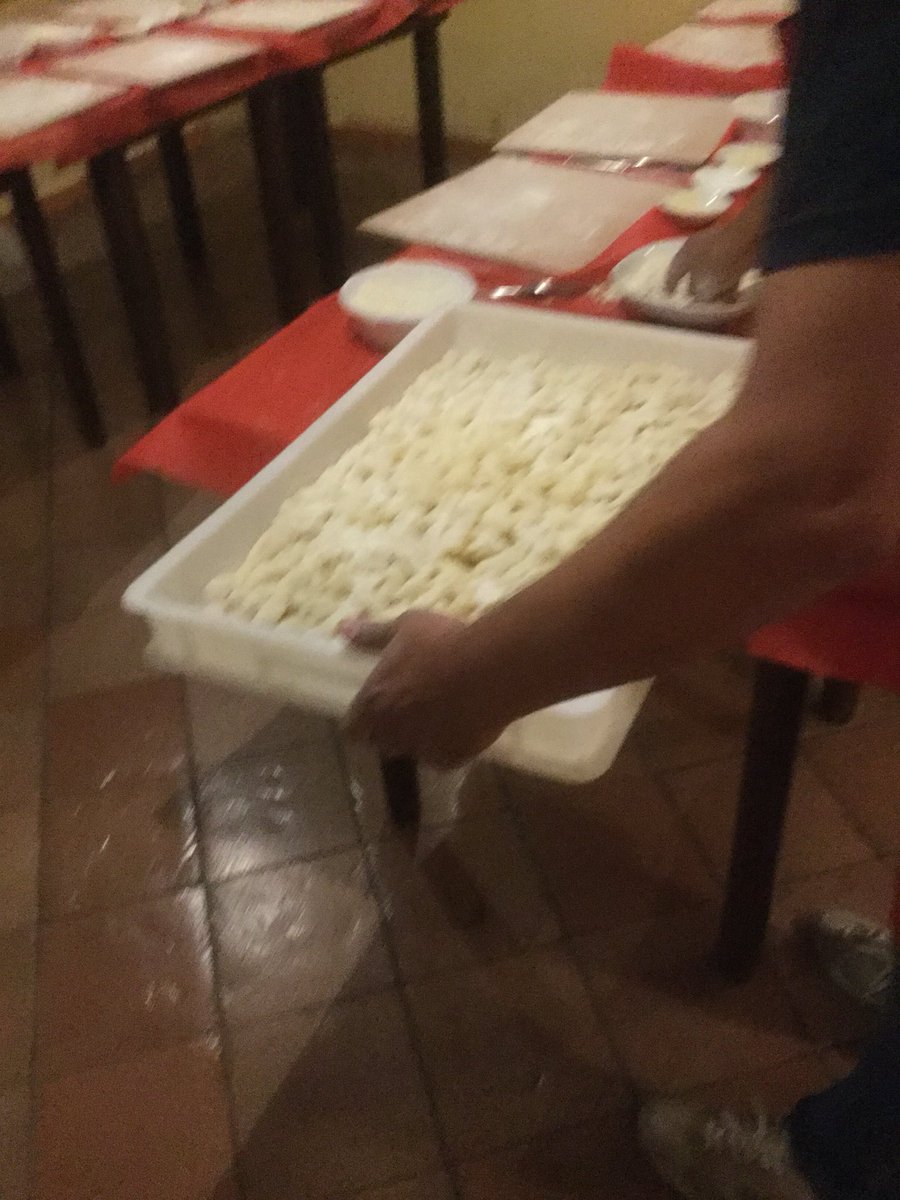 DTWGSG's tweet photo. The Meating restaurant cooking school this morning. All the girls loved making gnocchi and enjoyed it with a fresh tomato sauce and mozzarella. https://t.co/HzglEEyPEe