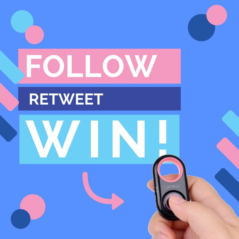 CamKixOfficial's tweet photo. It's Freebie Friday! Follow us on Twitter and retweet this tweet to get a chance to win our best-selling CamKix Bluetooth Remote! Know more about it on our website: https://t.co/hR9fVYnVxu. The contest is open to participants in the US, UK, Canada and most European countries! https://t.co/Tcz0XG1lh6