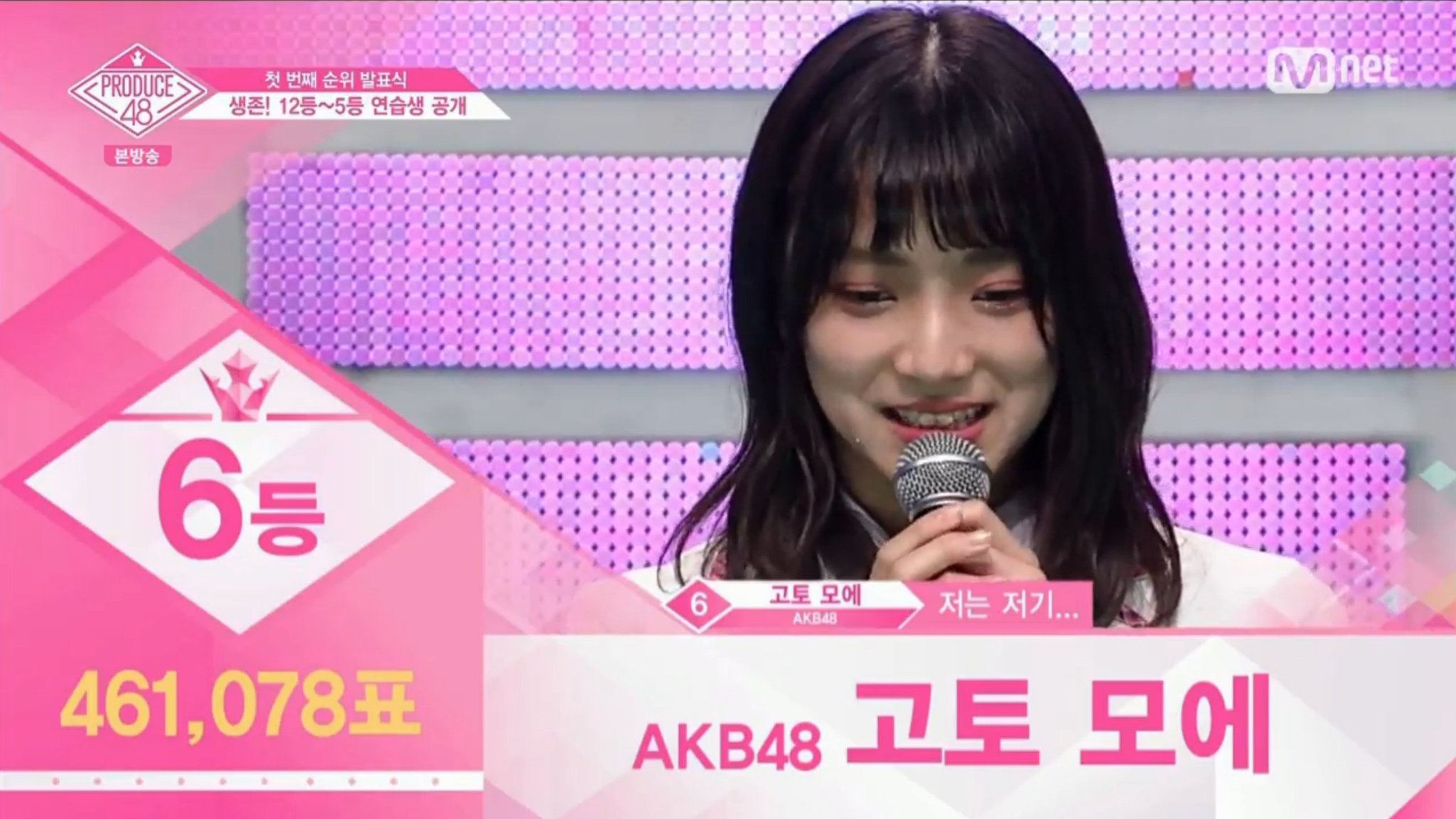 PRODUCE48 on Twitter "[📈] PRODUCE48 EP.5 First Ranking Announcement 6