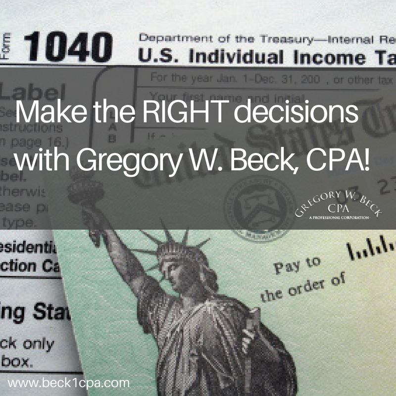 GregoryWBeck1's tweet photo. Selecting how your business is taxed is perhaps one of your most important decisions! We can help you make the RIGHT decision! 
Contact us today to schedule a free in-person consultation! https://t.co/14RaJI1GIu https://t.co/1yYqCscS3S