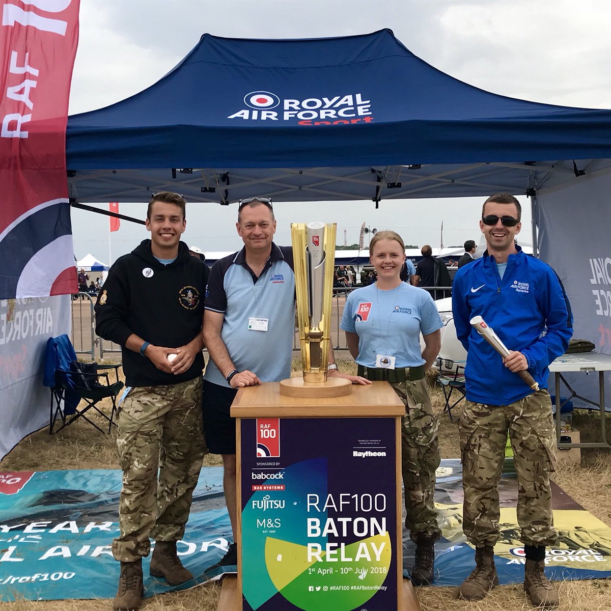 RAF100 Baton Relay tweet media