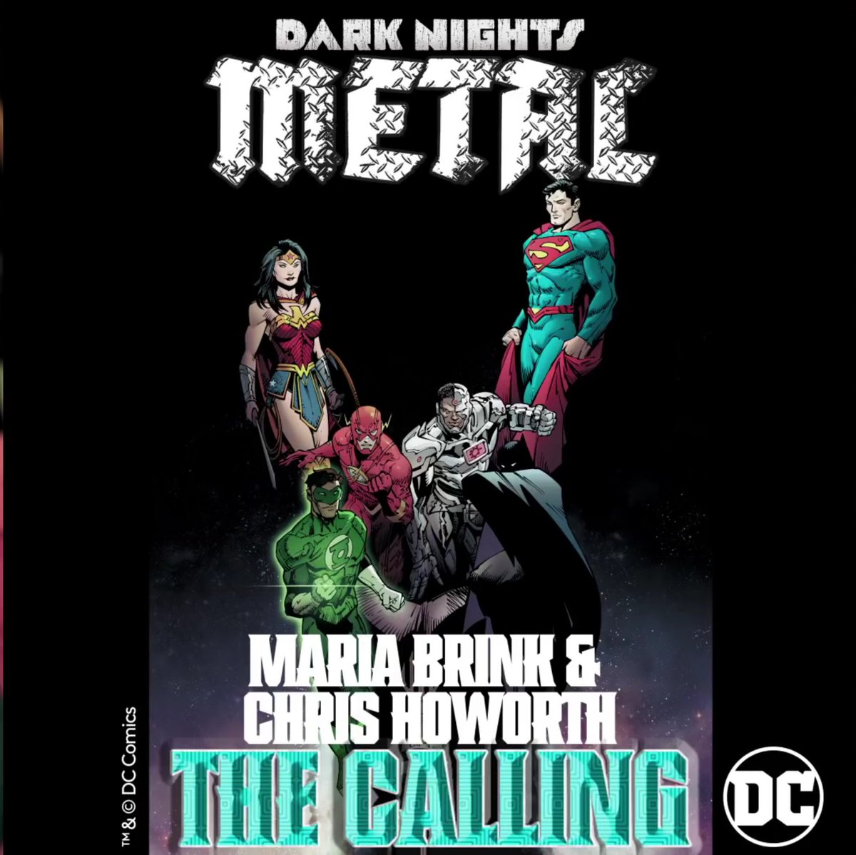 tyler_bates's tweet photo. #DarkNightsMetal releases a new song called "The Calling" for @DCComics 
Produced by #MikeElizondo and #TylerBates
Performed by @MariaBrink and #ChrisHoworth from @OfficialITM , #MikeElizondo #TylerBates and @GilSharone Check it out here:
https://t.co/yuaH8izInT https://t.co/W7ByikYhZw