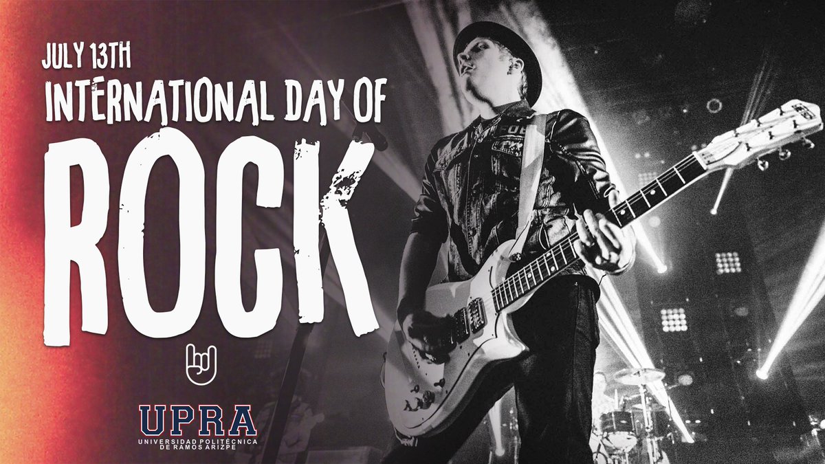 Hoy, 13 de julio, se celebra el Día Internacional del Rock.
¡FELICIDADES A LOS ROCKERS DE LA UPRA Y DEL MUNDO!.
#UPRA #ROCKUPRA #InternationalRockDay