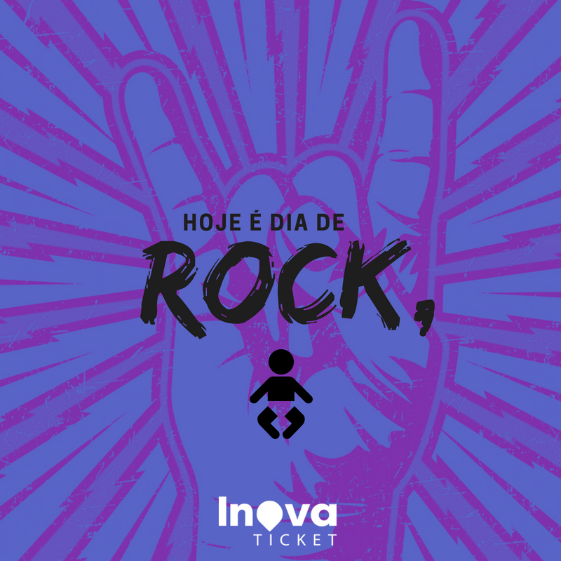 InovaTicket's tweet image. Hoje é Dia "do" Rock, bebê! 

#DiaDoRock #DiaMundialDoRock #InovaTicket #GestãoDeEventos #IngressosOnline