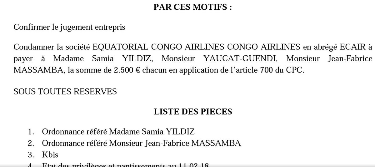 BYC125's tweet photo. Congo-Brazzaville,  #Ecair :  Liquidation judiciaire de Ecair Paris confirmée en appel . @SassouCG @ChristelSassou @Hilley_Kamara @valentin_oko @congosouverain @ThMoungalla @Maintenezlecap @BoryceMiatoloka @ADIAC_LDB @TeleCongo @OndeleAndre @jeune_afrique @LTAfrique @brazzanews https://t.co/Vyx7nCqhh5