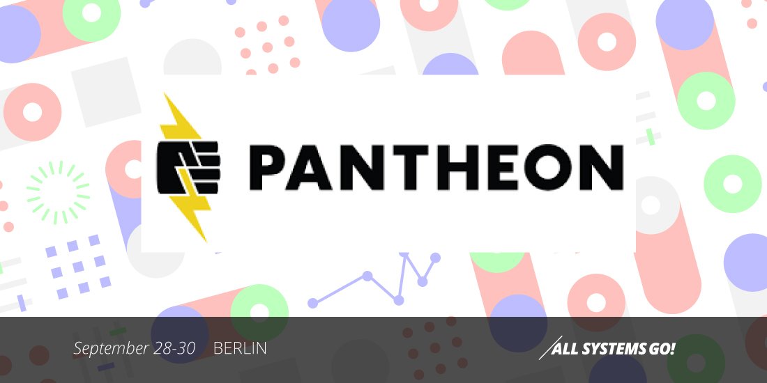 ASGConf's tweet photo. .@getpantheon is a web hosting platform for Drupal and WordPress sites. They're back to sponsor #AllSystemsGo! for a second year.
Thank you Pantheon for your constant support of #AllSystemGo! https://t.co/PwovDRUSVT