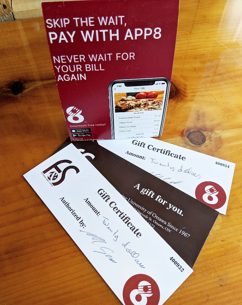 app8solutions's tweet photo. Who wants free food? Head to @fnsottawa for the World Cup finals this weekend and use #App8 for the chance to win a $20 gift card to Father &amp; Sons! https://t.co/fsLEKAbtLc