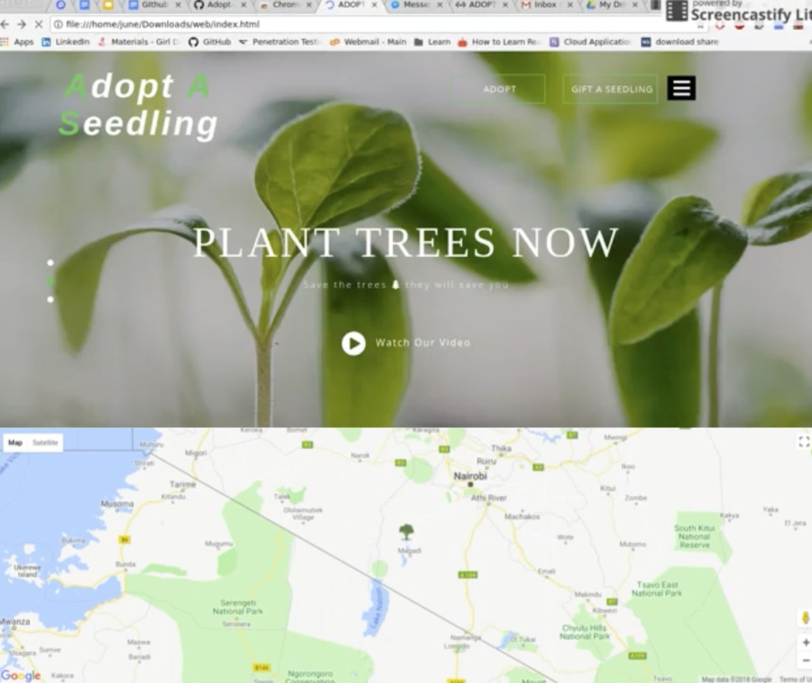 CodeCause's tweet photo. Never underestimate the advanced tech of nature🌲🌱🌼All-female team ALGALRITHM won our Nairobi hackathon with their concept "Adopt A Seedling" - allowing users to fight climate change through their phones #NTW2018 @AngelHack @moringaschool @nairobitechweek https://t.co/jrHHqgYsek