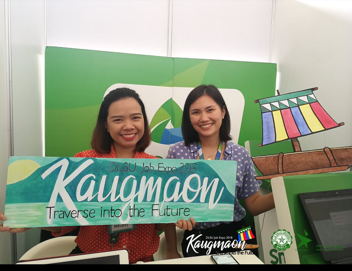 Dlsu_Occs's tweet photo. Lasallians!
Thank you for Traversing Into the Future with us at the last day of the Job Expo!
We hope you enjoyed it and see you all at the next Job Expo!
#Kaugmaon #TraverseIntoTheFuture #DLSUJobExpo2018 https://t.co/J9m1Mp4s5Q