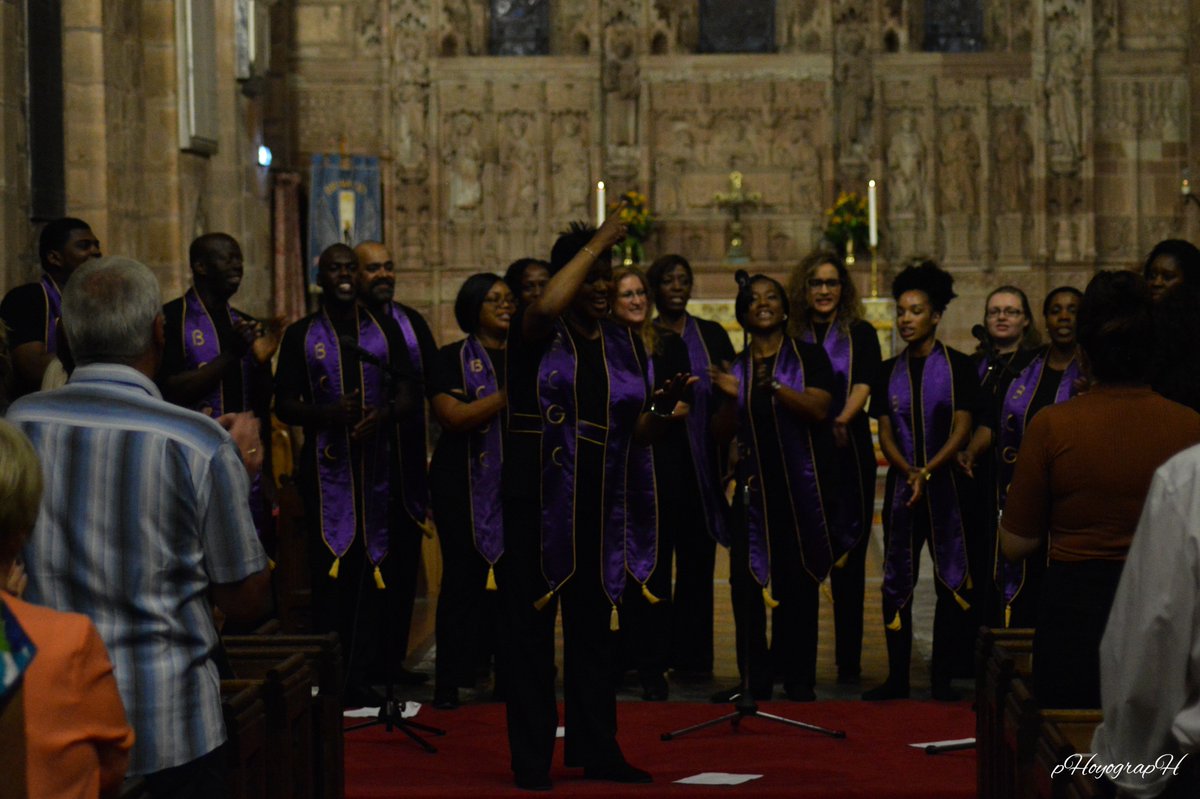 Here are some of the photographs from last night's amazing group of vocalists, the award winning Birmingham Community Gospel Choir. See the rest on our Facebook page facebook.com/brewoodmusicfe…
Photo credit to @HollyHoare2