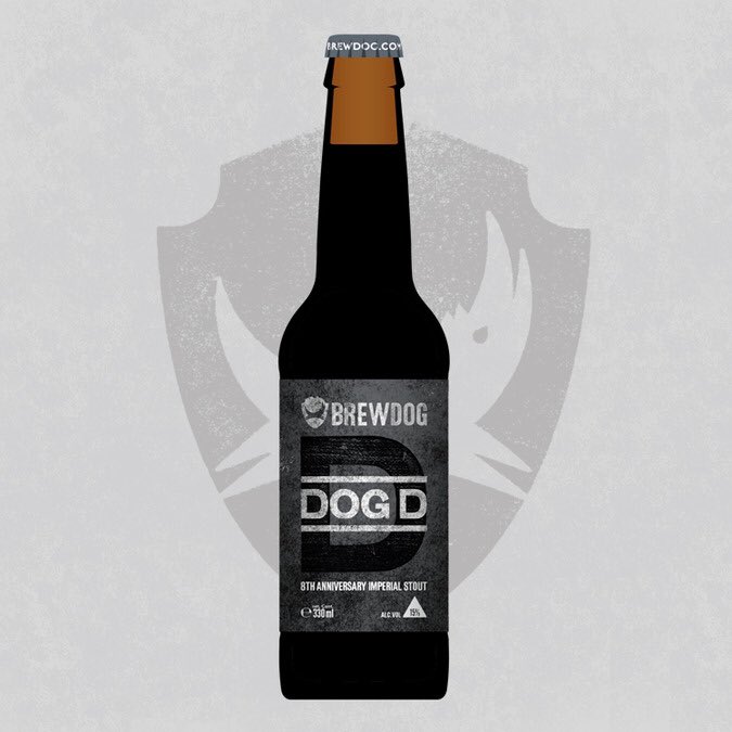 Thelighthouseie's tweet photo. GOING LIVE THIS EVENING ! Brewdog Dog D 17% Volume !Bottling Note, Created in celebration of BrewDog's 8th anniversary, Dog D continues the theme of Dog C, being a delicious Imperial Stout. However, unlike previous beers in the series, Dog D has been barrel-aged ! @BrewdogIreland https://t.co/d7DgD4zrKT
