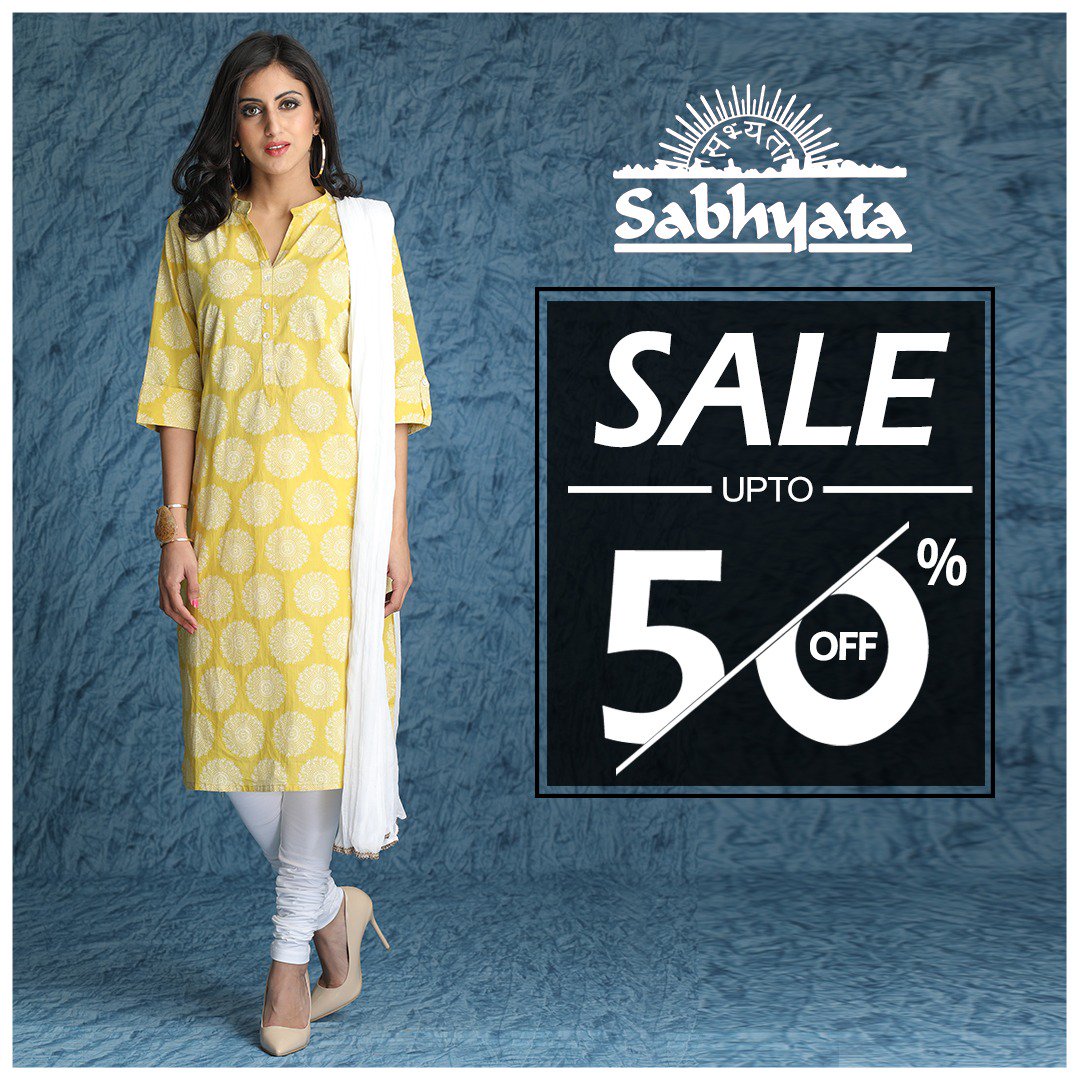 sabhyata kurtis sale