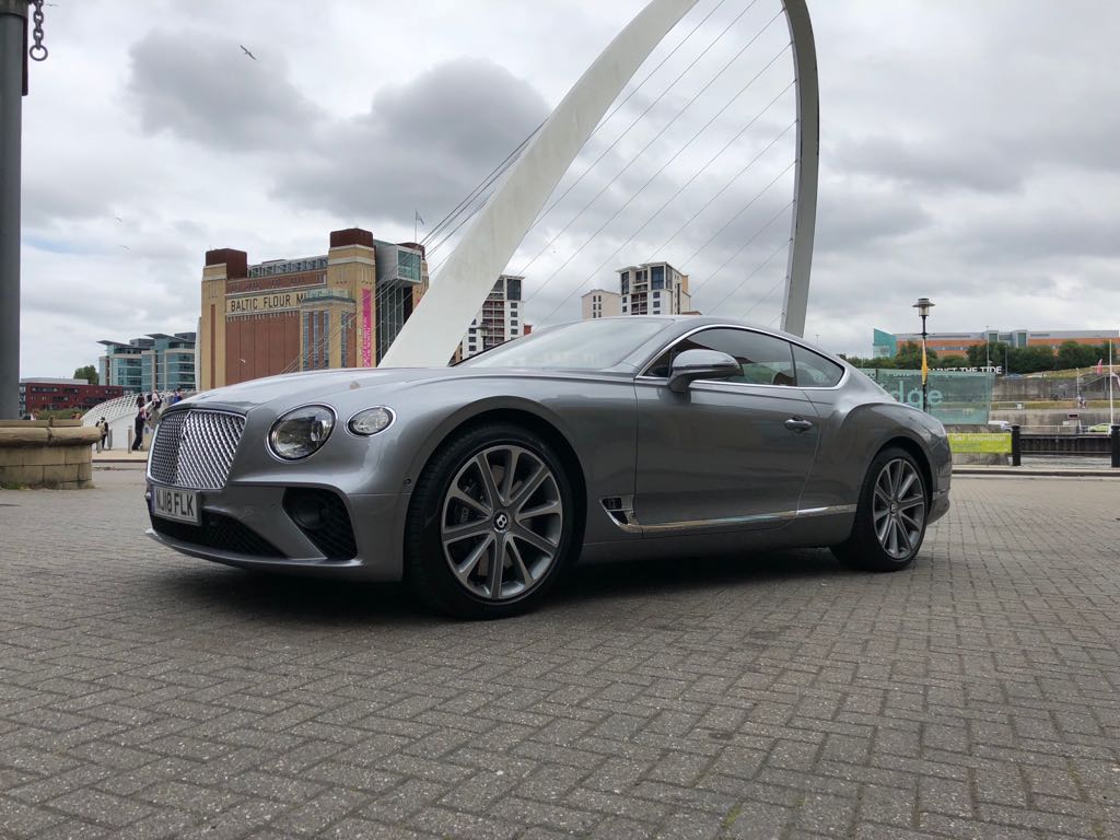 BentleyNewc's tweet photo. The New #BentleyContinental GT enjoyed its trip around #Newcastle Quayside this morning. Where do you think it should go next? https://t.co/rRfD2GvCPR