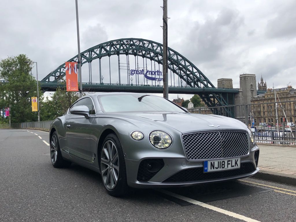 BentleyNewc's tweet photo. The New #BentleyContinental GT enjoyed its trip around #Newcastle Quayside this morning. Where do you think it should go next? https://t.co/rRfD2GvCPR