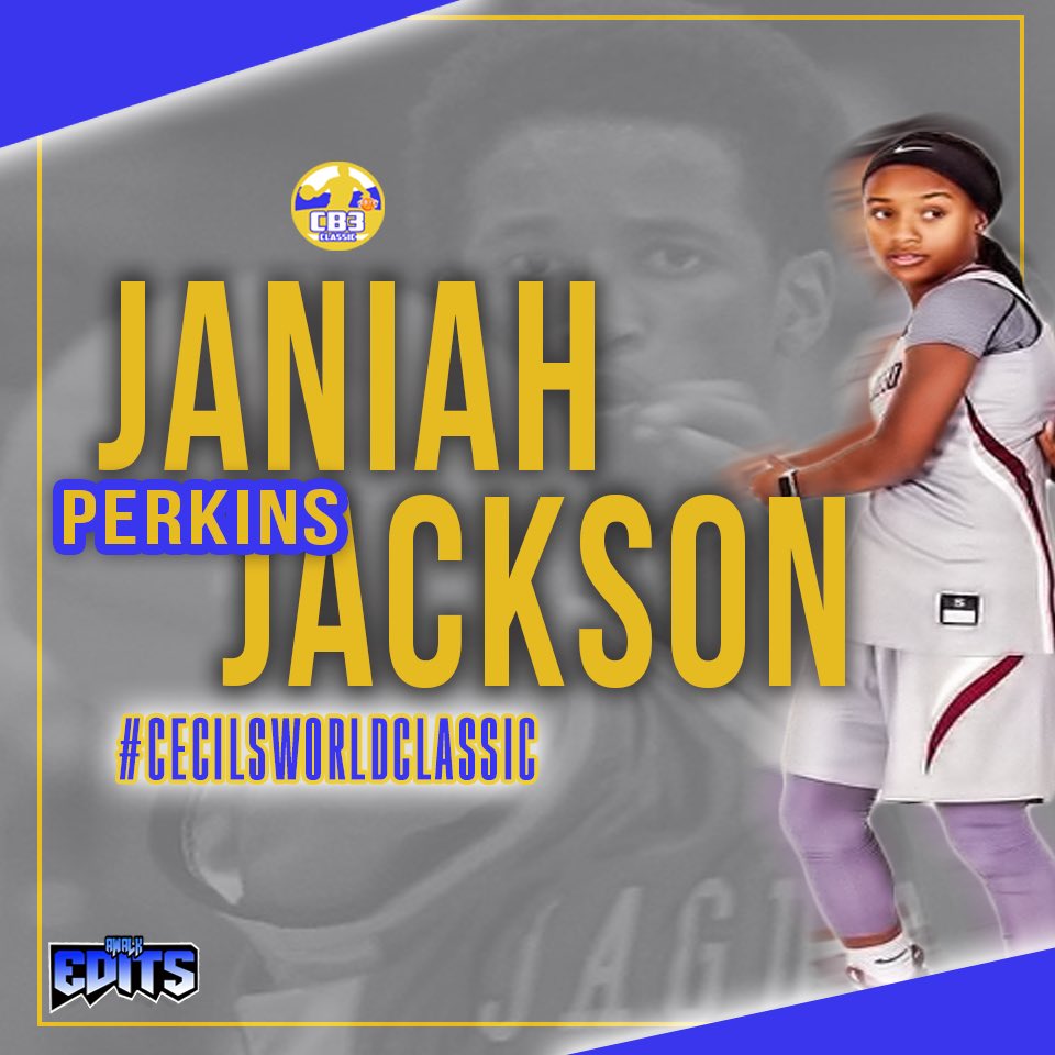 CB3Classic's tweet image. Janiah Perkins-Jackson will play in the #CecilsWorldClassic Rising Star game Friday August 3rd!!!
