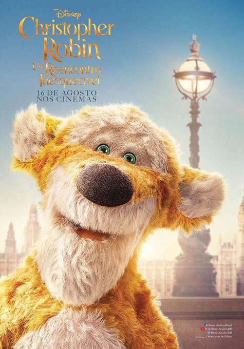くまのプーさん実写映画、プーと大人になった僕のキャラクターポスター発見。 フランス版かな? https//t.co/bt9paGDxfU