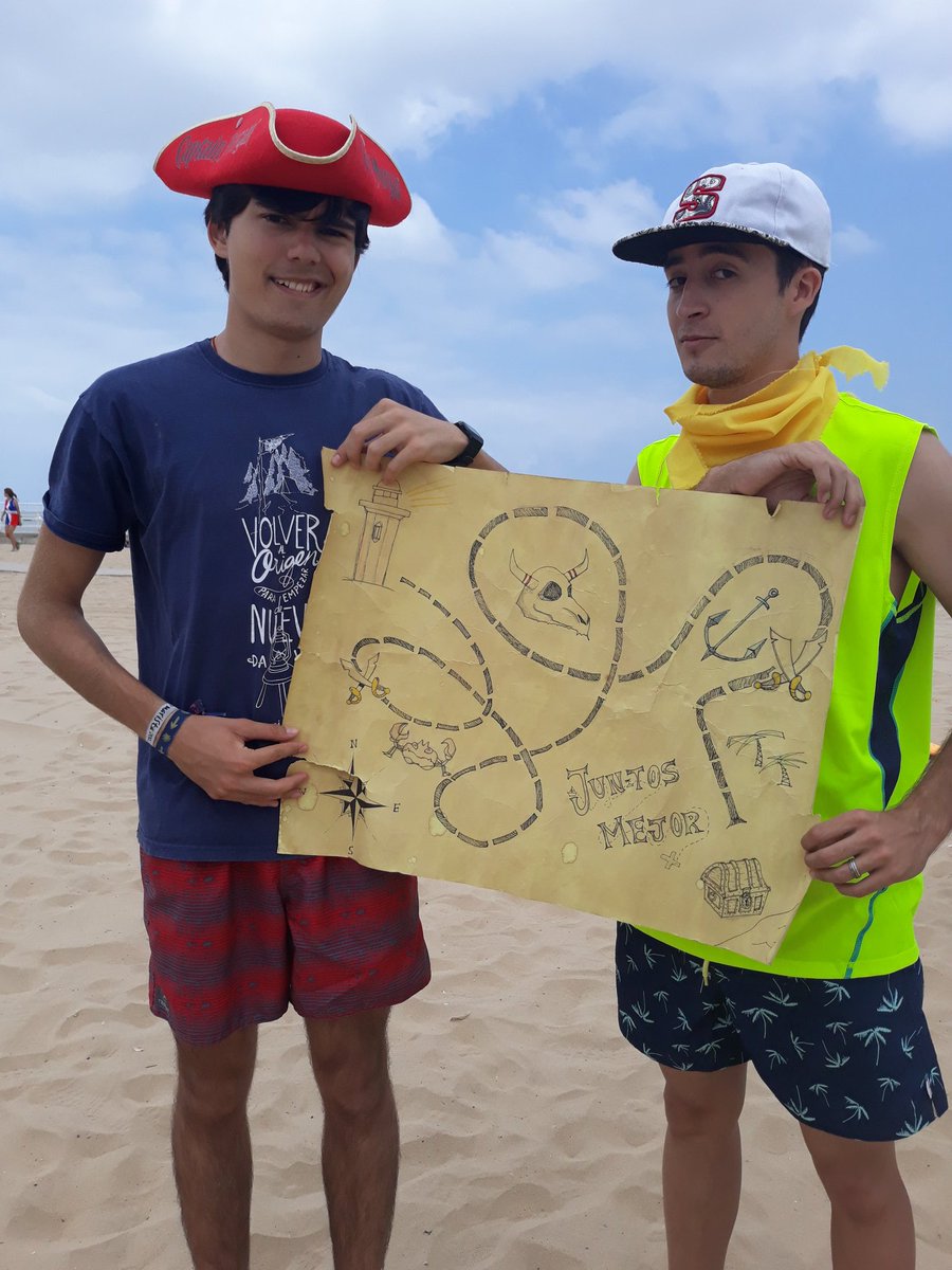 conviGA4's tweet photo. ¡Hoy hemos tenido la visita de unos piratas que nos han llevado a la busca del tesoro de camino a Picacho en una aventura por la playa! Hilo de las pruebas que han superado: https://t.co/qnT61KnXR4
